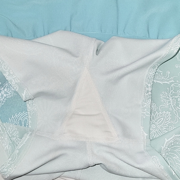 Tennis Apparel skort/top 2 piece set by Balle de Match, XS/S, White/Teal, GUC - Picture 15 of 16